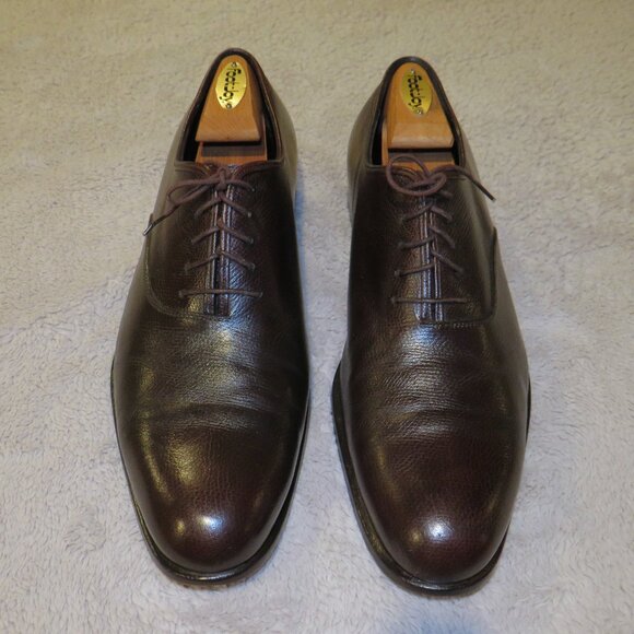 Salvatore Ferragamo Lavorazione Originale Brown Leather Balmoral